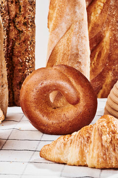 Baguettes and bagel