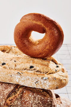 Bagel and bread