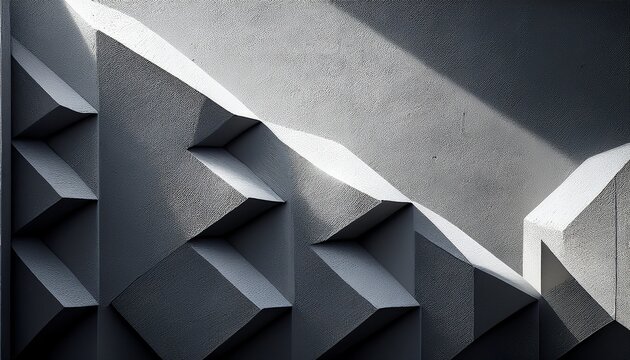 concrete wall grey texture geometric shadow lighting contrast architecture details abstract background