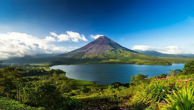 arenal volcano and lake arenal