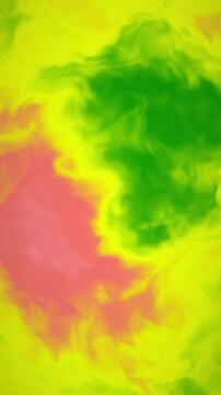 Multicolor Marble Ink Background Pack, 5 Seamless Loops, 9:16 Vertical Video
