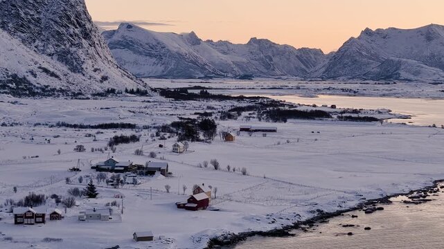 Lofoten Norway Gims&oslash;ya Hovsund