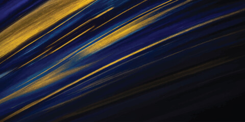 Abstract golden light rays on deep blue texture with abstract diagonal background wallpaper creative striking metallic illumination majestic splendor © KHADIZA
