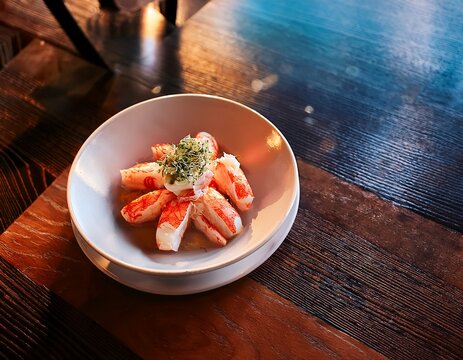 jumbo lump crab meat in the coffee shop