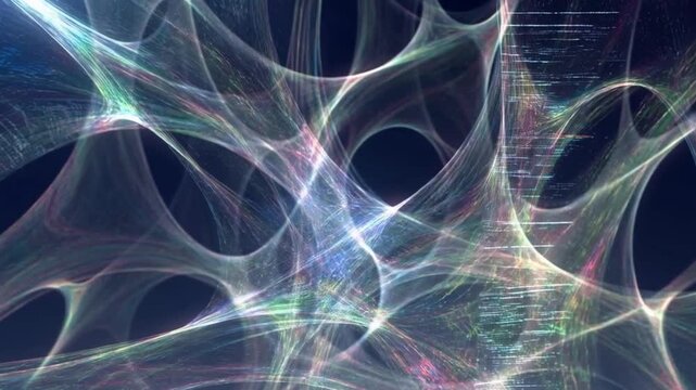 Abstract technology network background, interconnected lines, glowing digital web pattern, neural connections concept.
