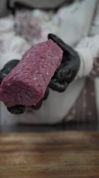 proving a good quality meat, thats mean the meat not watery