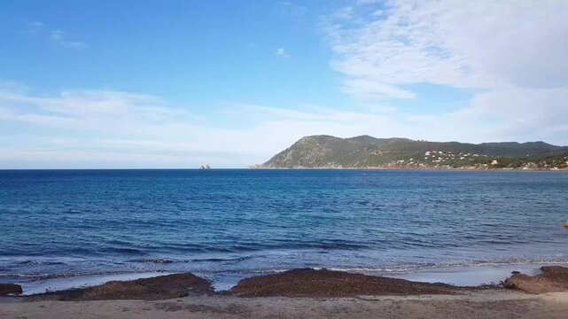 The beach Of Les Sablettes, La Seyne-sur-Mer, South of France