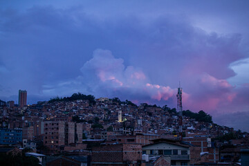 Obraz premium A comuna in Medellín