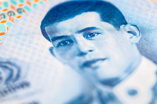 50 Baht Thailand Banknote featuring King Maha Vajiralongkorn. New polymer money of Thailand.