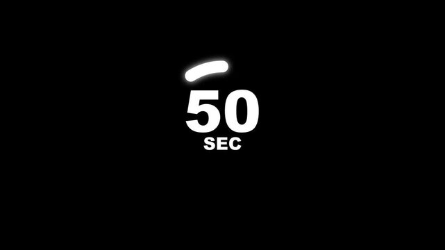 Minimal circular countdown timer showing ten to zero seconds on dark background representing time pressure urgency quick decision progress tracking digital interface and modern technology concept.