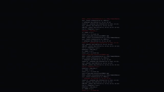 Digital interface featuring scrolling software hack concept code and system terminal logs.