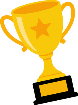 gold trophy cup