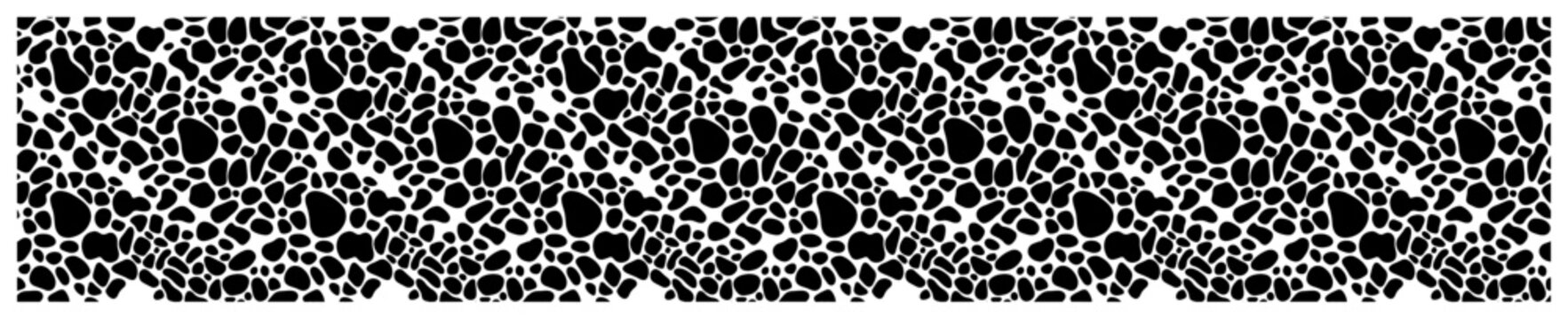 Intricate cellular mosaic pattern with irregular organic shapes in abstract monochrome style