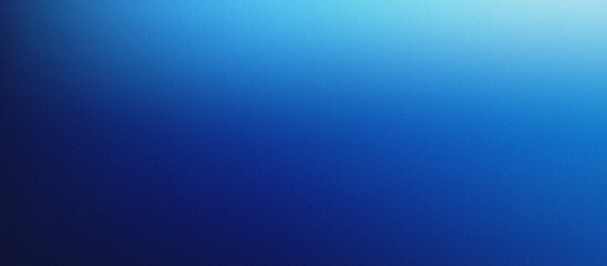 Obraz premium Bright cyan blue gradient background with deep shadows and grainy abstract texture