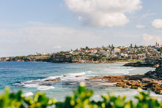 Mackenzies Bay and Tamarama Beach Along Sydney's Scenic Eastern Coastline, Australia