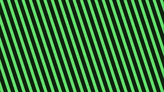 Diagonal Green and Black Zebra Stripe Pattern Texture Loop