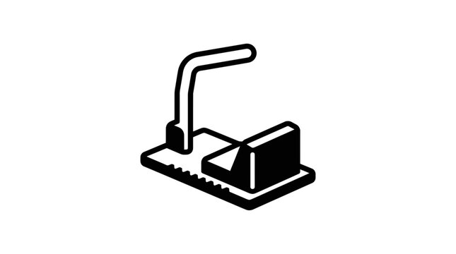 Office Hole Puncher Icon Vector Illustration