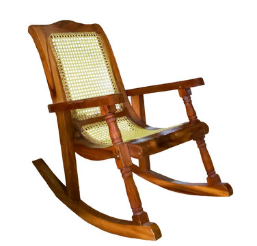 Mecedora de madera
