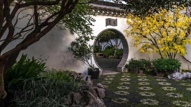 Lan Su Chinese Garden, Portland, Oregon, Suzhou-style