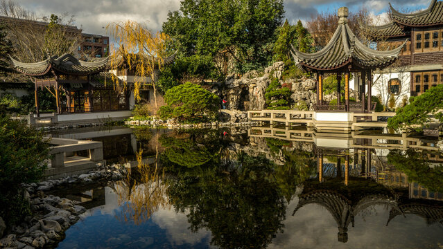 Lan Su Chinese Garden, Portland, Oregon, Suzhou-style