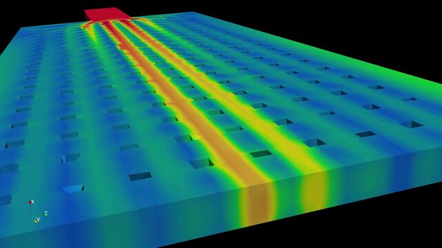 Liquid flow simulation - CFD simulation Computational fluid dynamics