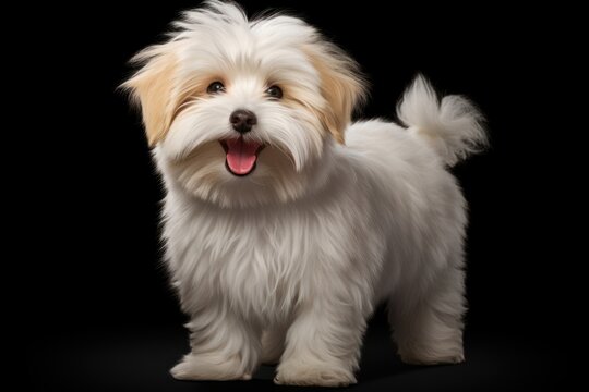 Coton de tulear toy terrier mammal animal.
