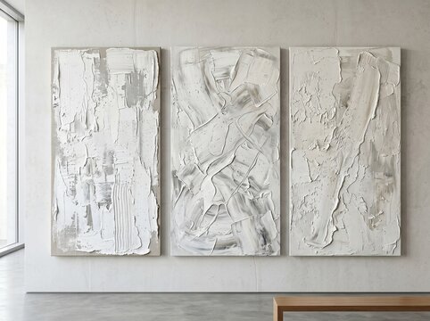 Abstract paint texture background set. Hand painted marble templates in light neutral colors. Illustration with brush strokes. Modern textured oil painting on canvas. Contemporary minimal artwork