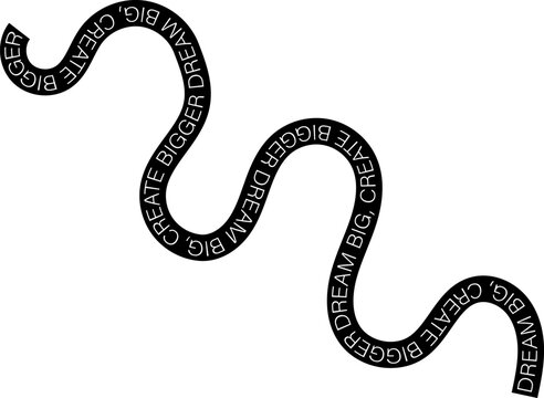Special day of canada black inspirational ribbon with create bigger dream big text canada day