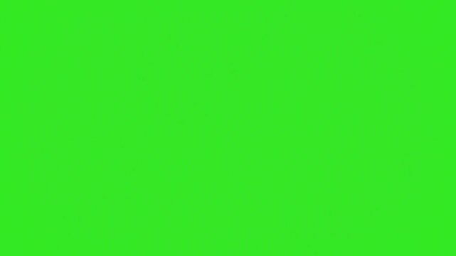 A solid green square with no objects or features present in the image