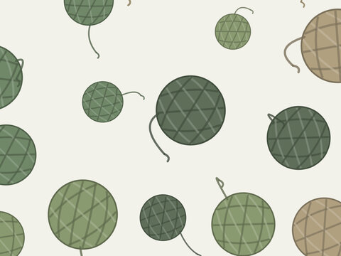 Craft Yarn Ball Pattern Hobby Shop Design