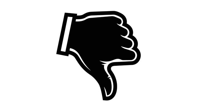 Negative Feedback Hand Gesture - Disapproval Symbol