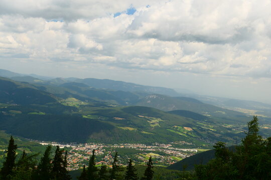 Alpenvorland mit Gloggnitz um Rax Region