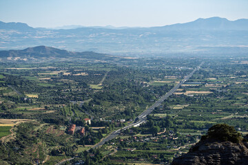 Fototapeta premium Panoramic Valley View in La Rioja, Spain