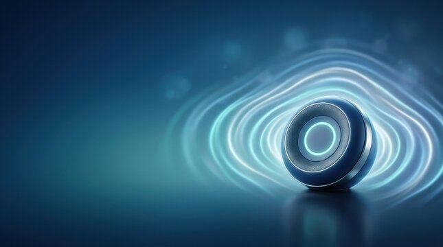 A white noise machine is placed in a room designed for newborn care. The machine produces soft sound waves to soothe babies during their first month.