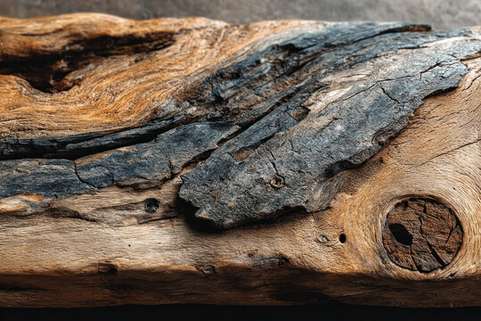 Weathered wood texture, old driftwood surface, natural wooden background