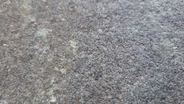 Dark Volcanic Black Andesite Rock Surface Detail
