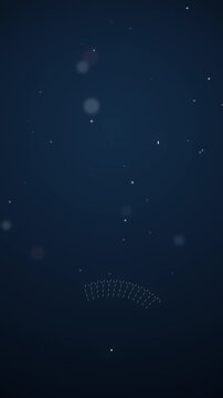 United states 4th of July independence day fireworks animation background