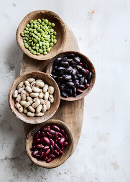 dried beans and lentils