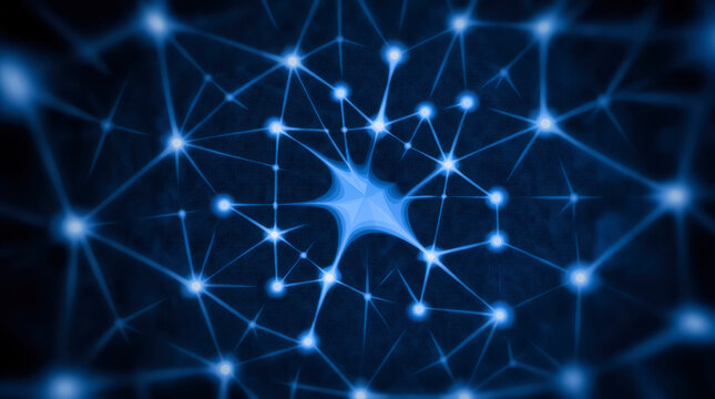 futuristic artificial intelligence neural network 1