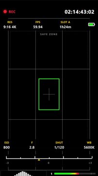 vewiew finder Screen Mode, Digital Recording Professional Video Monitor Interface Animation