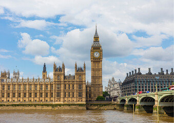 Naklejka premium Big Ben, UK Parliament
