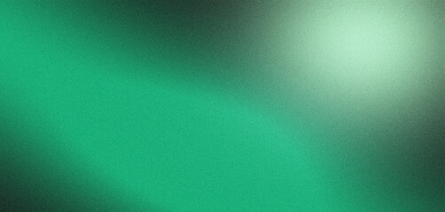 Fototapeta premium Emerald Sweep Gradient Background with Grainy Texture