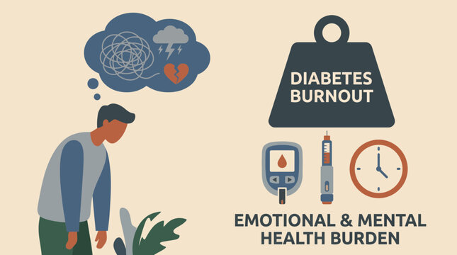 Diabetes Burnout Emotional Mental Health Psychological Burden