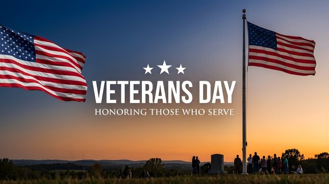 Veterans day usa honoring those who serve patriotic tribute