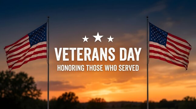 Veterans day usa honoring those who served american flag tribute