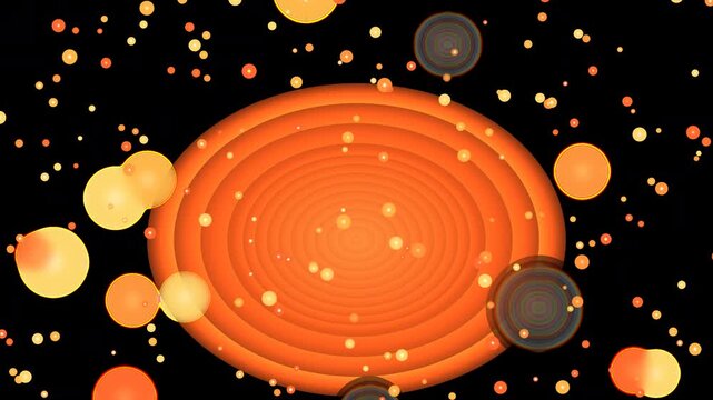 Floating Fire Dust Particles Drifting Slowly - Alpha Overlay