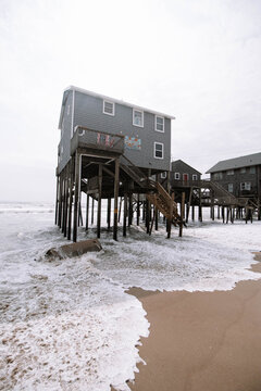 Outer Banks Fallen Homes Beach Erosion