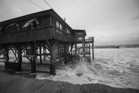 Outer Banks Fallen Homes Beach Erosion