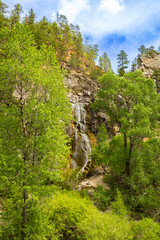 Fototapeta premium Bridal Veil Falls Spearfish Canyon South Dakota