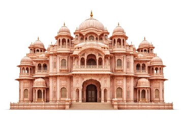 Fototapeta premium Ornate pink sandstone palace architecture
